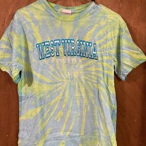 West Virginia State Fair Tie Dye Tshirt